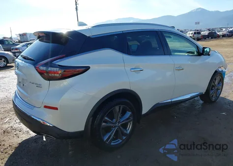 2022 Nissan Murano Platinum Intelligent Awd из США, поврежденный, VIN 5N1AZ2DS2NC114150